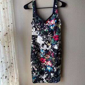 Anthropologie Leifnotes, floral dress XS, Size 0
